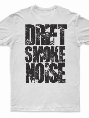 Koszulka drift smoke noise biała T-shirt Drift Smoke Noise