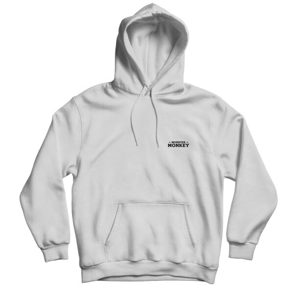 kangurka hoodie bluza monster monkey white biała