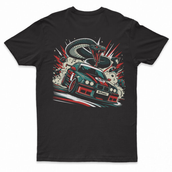 koszulka bmw e36 drift gang snake m-power koszulka bmw e36 dla fana driftu