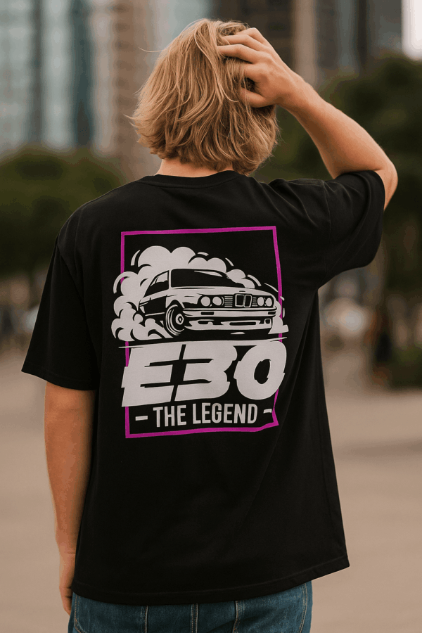 koszulka męska bmw e30 the legend dla fana motoryzacji bmw Koszulka męska BMW E30 The Legend