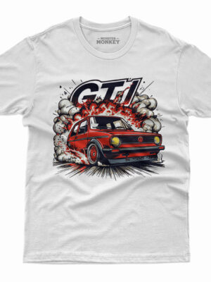 koszulka męska z vw golfem gti volkswagen T-shirt VW Golf GTI Fire