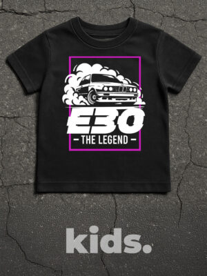 koszulka dziecięca z bmw e 30 drift dla małego fana bmw Koszulka dziecięca BMW e30 The Legend
