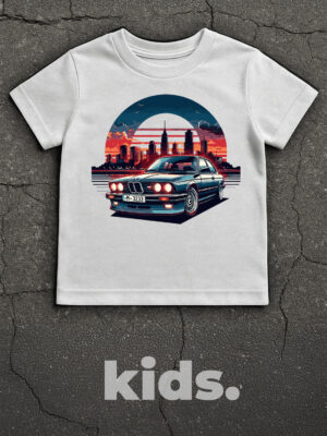 koszulka dziecięca bmw e24 dla fana bmw Koszulka dziecięca BMW Night City